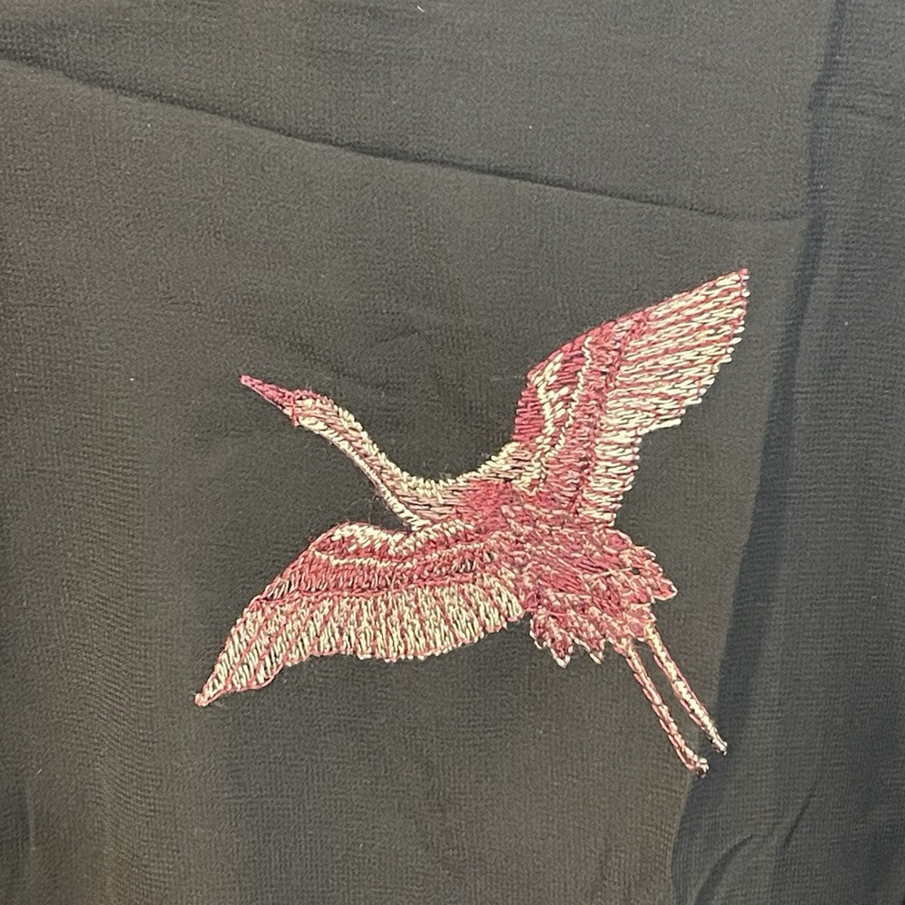 For The Republic Women's L Reversible Embroidered Boho Lightweight Bomber Jacket - Picture 5 of 12